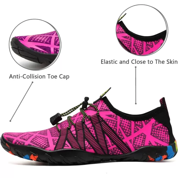 WateLves Water Shoes Mens Womens Beach Swim Shoes Quick-Dry Aqua Socks Pool Shoes for Surf Yoga Water Aerobics