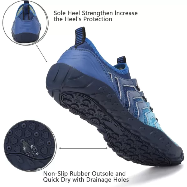 WateLves Water Shoes Mens Womens Beach Swim Shoes Quick-Dry Aqua Socks Pool Shoes for Surf Yoga Water Aerobics