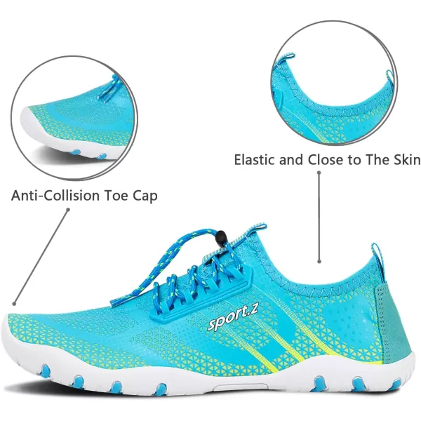 WateLves Water Shoes Mens Womens Beach Swim Shoes Quick-Dry Aqua Socks Pool Shoes for Surf Yoga Water Aerobics