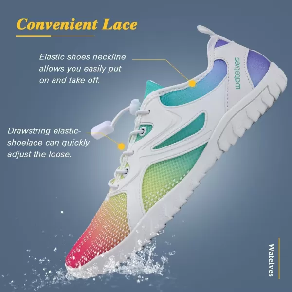 WateLves Water Shoes Mens Womens Beach Swim Shoes Quick-Dry Aqua Socks Pool Shoes for Surf Yoga Water Aerobics