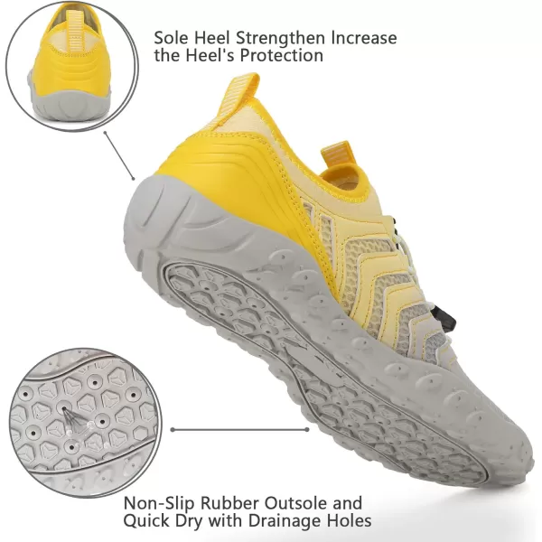 WateLves Water Shoes Mens Womens Beach Swim Shoes Quick-Dry Aqua Socks Pool Shoes for Surf Yoga Water Aerobics