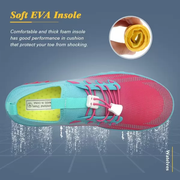 WateLves Water Shoes Mens Womens Beach Swim Shoes Quick-Dry Aqua Socks Pool Shoes for Surf Yoga Water Aerobics