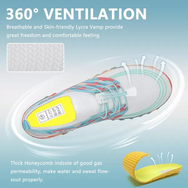 WateLves Water Shoes Mens Womens Beach Swim Shoes Quick-Dry Aqua Socks Pool Shoes for Surf Yoga Water Aerobics