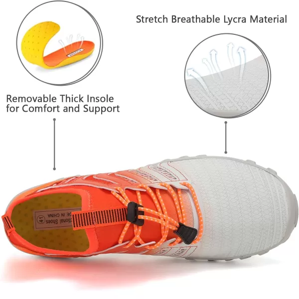 WateLves Water Shoes Mens Womens Beach Swim Shoes Quick-Dry Aqua Socks Pool Shoes for Surf Yoga Water Aerobics
