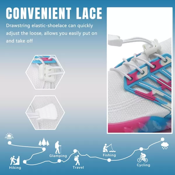 WateLves Water Shoes Mens Womens Beach Swim Shoes Quick-Dry Aqua Socks Pool Shoes for Surf Yoga Water Aerobics