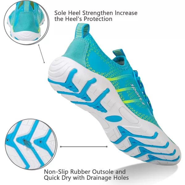 WateLves Water Shoes Mens Womens Beach Swim Shoes Quick-Dry Aqua Socks Pool Shoes for Surf Yoga Water Aerobics