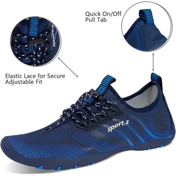 WateLves Water Shoes Mens Womens Beach Swim Shoes Quick-Dry Aqua Socks Pool Shoes for Surf Yoga Water Aerobics