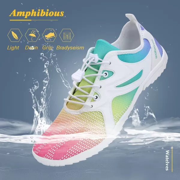 WateLves Water Shoes Mens Womens Beach Swim Shoes Quick-Dry Aqua Socks Pool Shoes for Surf Yoga Water Aerobics