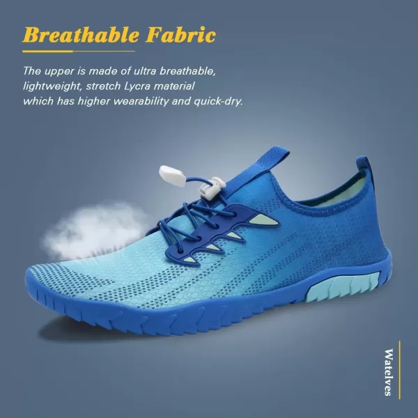 WateLves Water Shoes Mens Womens Beach Swim Shoes Quick-Dry Aqua Socks Pool Shoes for Surf Yoga Water Aerobics