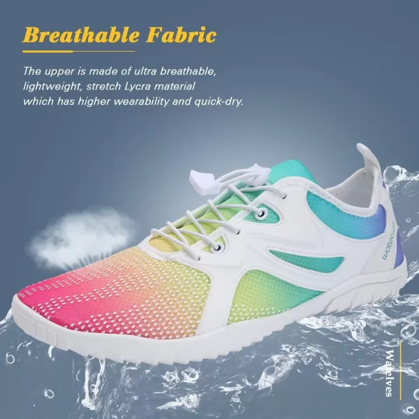 WateLves Water Shoes Mens Womens Beach Swim Shoes Quick-Dry Aqua Socks Pool Shoes for Surf Yoga Water Aerobics
