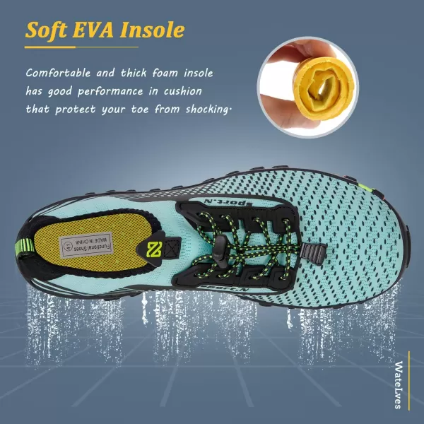 WateLves Water Shoes Mens Womens Beach Swim Shoes Quick-Dry Aqua Socks Pool Shoes for Surf Yoga Water Aerobics