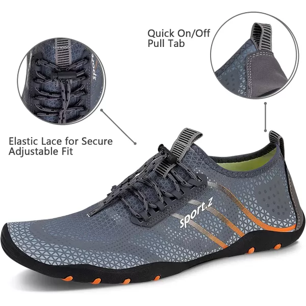 WateLves Water Shoes Mens Womens Beach Swim Shoes Quick-Dry Aqua Socks Pool Shoes for Surf Yoga Water Aerobics