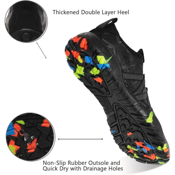 WateLves Water Shoes Mens Womens Beach Swim Shoes Quick-Dry Aqua Socks Pool Shoes for Surf Yoga Water Aerobics