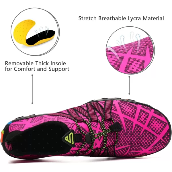 WateLves Water Shoes Mens Womens Beach Swim Shoes Quick-Dry Aqua Socks Pool Shoes for Surf Yoga Water Aerobics