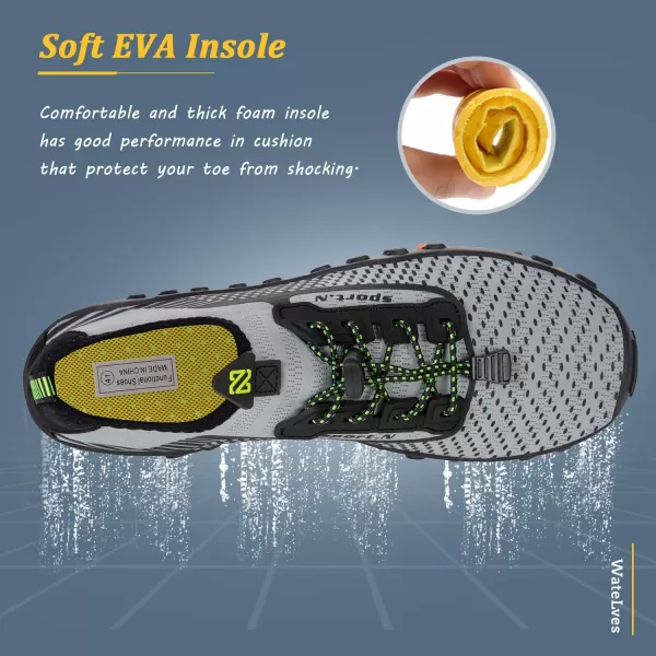 WateLves Water Shoes Mens Womens Beach Swim Shoes Quick-Dry Aqua Socks Pool Shoes for Surf Yoga Water Aerobics