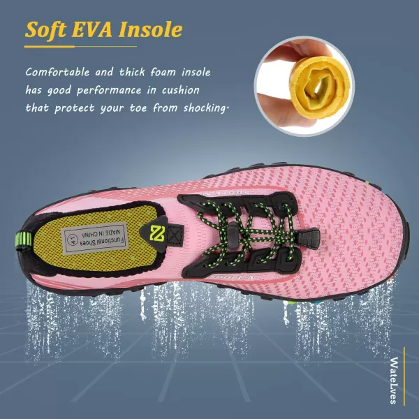 WateLves Water Shoes Mens Womens Beach Swim Shoes Quick-Dry Aqua Socks Pool Shoes for Surf Yoga Water Aerobics