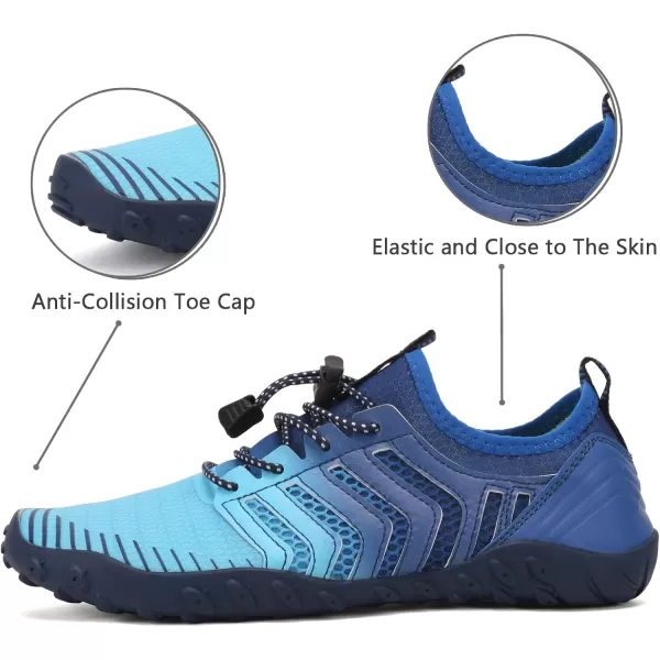 WateLves Water Shoes Mens Womens Beach Swim Shoes Quick-Dry Aqua Socks Pool Shoes for Surf Yoga Water Aerobics