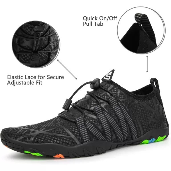 WateLves Water Shoes Mens Womens Beach Swim Shoes Quick-Dry Aqua Socks Pool Shoes for Surf Yoga Water Aerobics