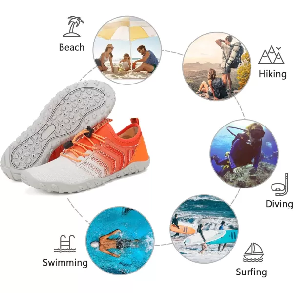 WateLves Water Shoes Mens Womens Beach Swim Shoes Quick-Dry Aqua Socks Pool Shoes for Surf Yoga Water Aerobics