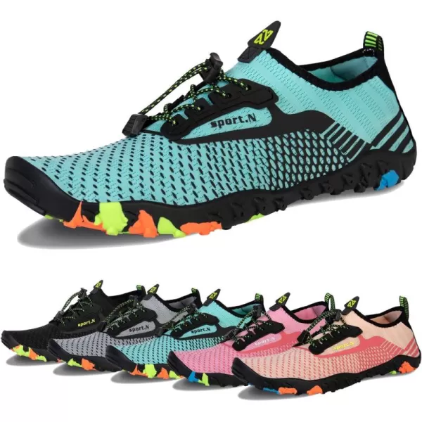 WateLves Water Shoes Mens Womens Beach Swim Shoes Quick-Dry Aqua Socks Pool Shoes for Surf Yoga Water Aerobics