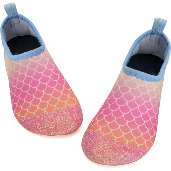 Kids Water Shoes Girls Boys Toddler Non-Slip Quick Dry Aqua Socks for Beach Swim Walking