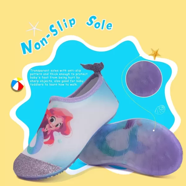 Kids Water Shoes Girls Boys Toddler Non-Slip Quick Dry Aqua Socks for Beach Swim Walking