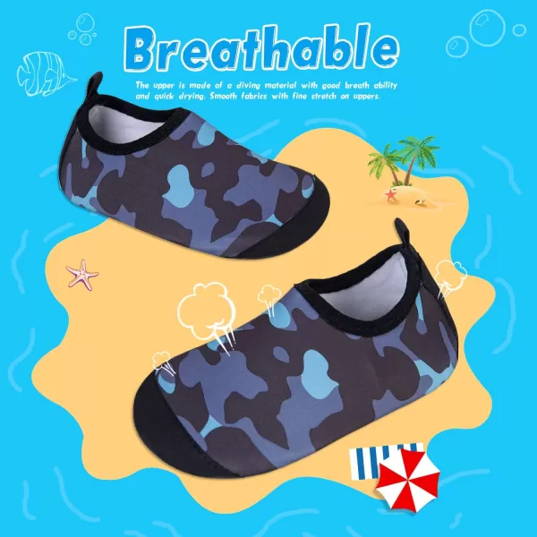 Kids Water Shoes Girls Boys Toddler Non-Slip Quick Dry Aqua Socks for Beach Swim Walking