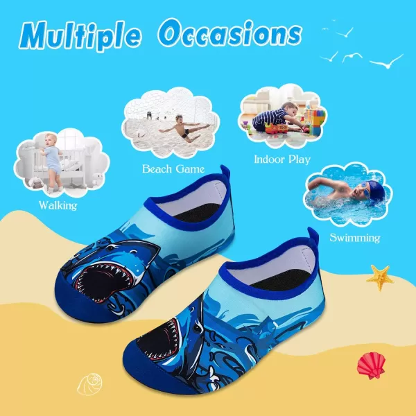 Kids Water Shoes Girls Boys Toddler Non-Slip Quick Dry Aqua Socks for Beach Swim Walking