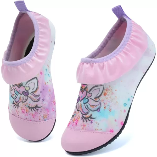 Kids Water Shoes Girls Boys Toddler Non-Slip Quick Dry Aqua Socks for Beach Swim Walking