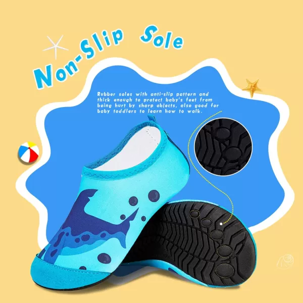 Kids Water Shoes Girls Boys Toddler Non-Slip Quick Dry Aqua Socks for Beach Swim Walking