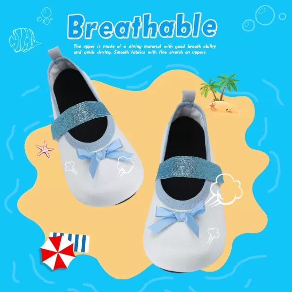 Kids Water Shoes Girls Boys Toddler Non-Slip Quick Dry Aqua Socks for Beach Swim Walking