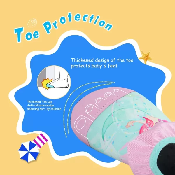 Kids Water Shoes Girls Boys Toddler Non-Slip Quick Dry Aqua Socks for Beach Swim Walking