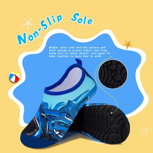 Kids Water Shoes Girls Boys Toddler Non-Slip Quick Dry Aqua Socks for Beach Swim Walking