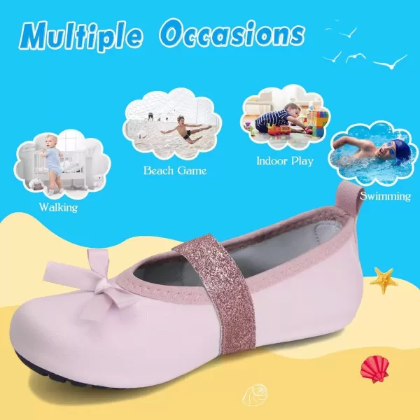 Kids Water Shoes Girls Boys Toddler Non-Slip Quick Dry Aqua Socks for Beach Swim Walking