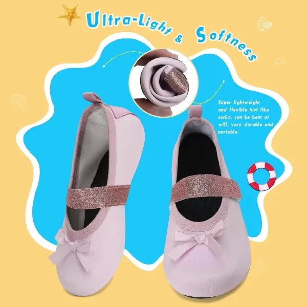Kids Water Shoes Girls Boys Toddler Non-Slip Quick Dry Aqua Socks for Beach Swim Walking