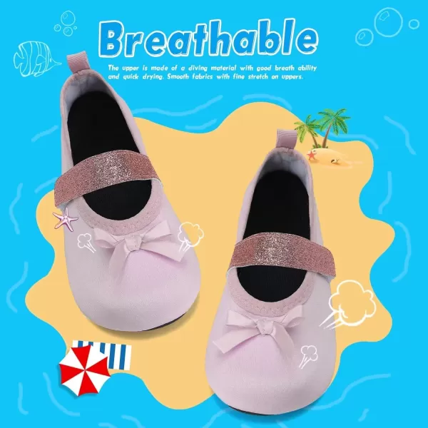 Kids Water Shoes Girls Boys Toddler Non-Slip Quick Dry Aqua Socks for Beach Swim Walking