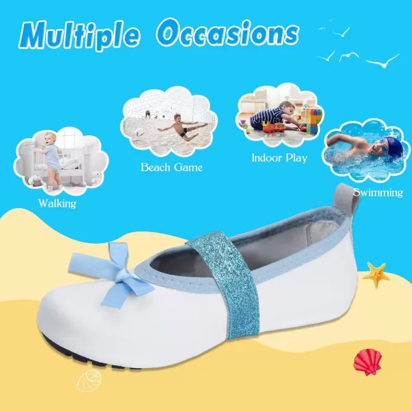 Kids Water Shoes Girls Boys Toddler Non-Slip Quick Dry Aqua Socks for Beach Swim Walking