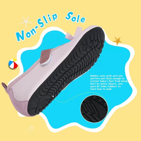 Kids Water Shoes Girls Boys Toddler Non-Slip Quick Dry Aqua Socks for Beach Swim Walking