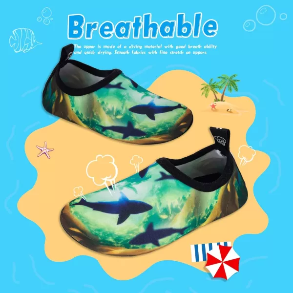 Kids Water Shoes Girls Boys Toddler Non-Slip Quick Dry Aqua Socks for Beach Swim Walking