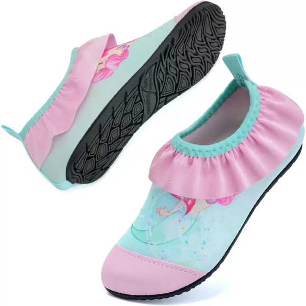 Kids Water Shoes Girls Boys Toddler Non-Slip Quick Dry Aqua Socks for Beach Swim Walking