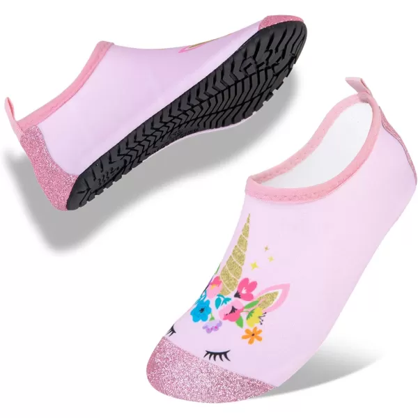 Kids Water Shoes Girls Boys Toddler Non-Slip Quick Dry Aqua Socks for Beach Swim Walking