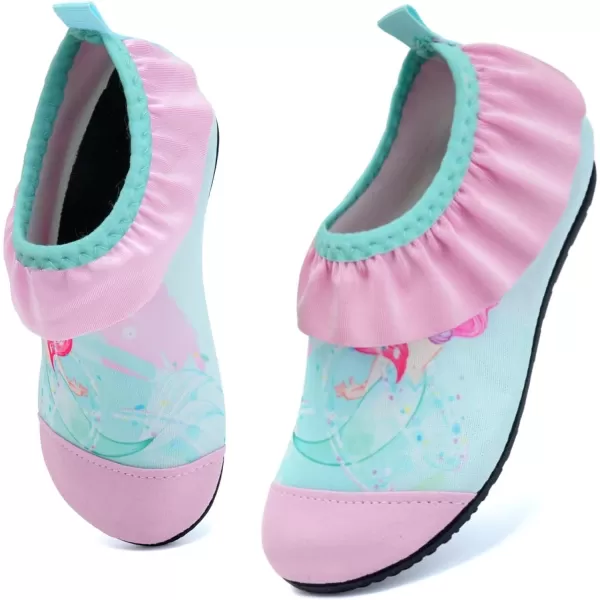 Kids Water Shoes Girls Boys Toddler Non-Slip Quick Dry Aqua Socks for Beach Swim Walking