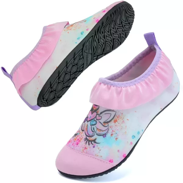 Kids Water Shoes Girls Boys Toddler Non-Slip Quick Dry Aqua Socks for Beach Swim Walking
