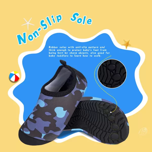 Kids Water Shoes Girls Boys Toddler Non-Slip Quick Dry Aqua Socks for Beach Swim Walking