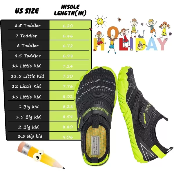 Kids Water Shoes Toddler Boys Girls Sport Sandals Quick Dry Non-Slip Barefoot Sneakers for Walking Beach Swim