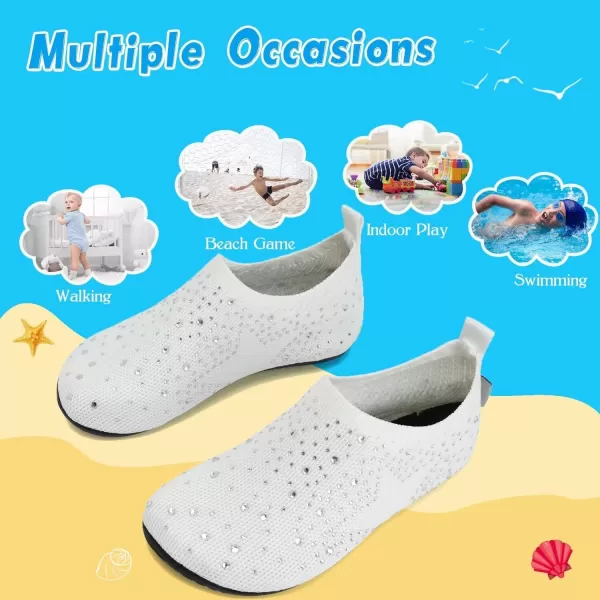 WateLves Kids Water Shoes Girls Boys Toddler Indoor House Slippers Barefoot Non-Slip First Walking Home Socks Shoes