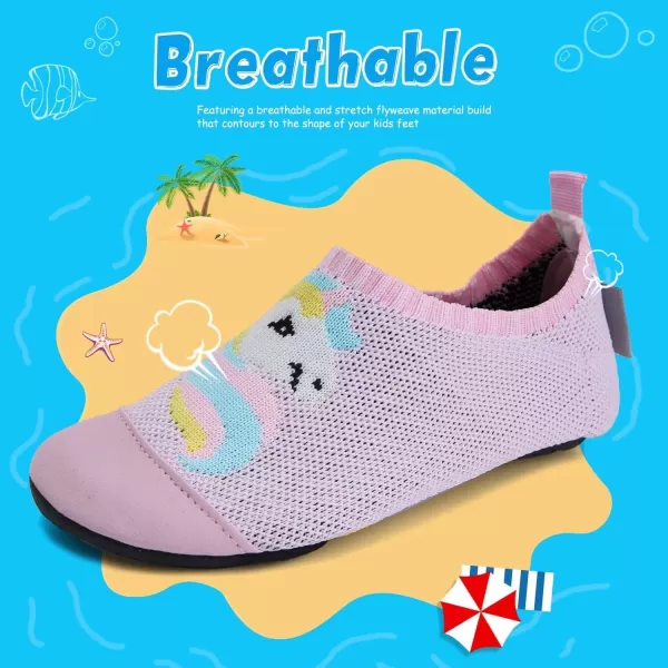 WateLves Kids Water Shoes Girls Boys Toddler Indoor House Slippers Barefoot Non-Slip First Walking Home Socks Shoes