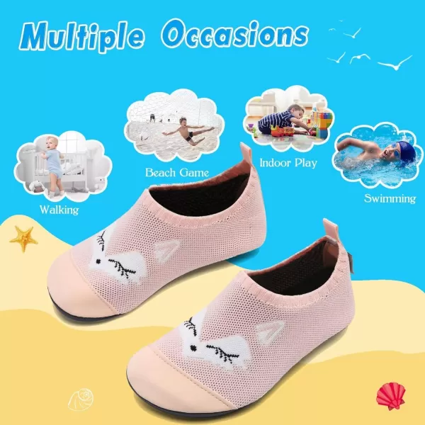 WateLves Kids Water Shoes Girls Boys Toddler Indoor House Slippers Barefoot Non-Slip First Walking Home Socks Shoes