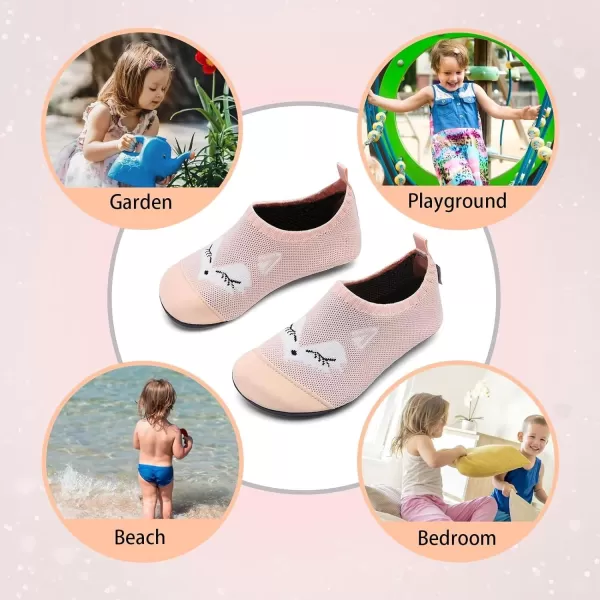 WateLves Kids Water Shoes Girls Boys Toddler Indoor House Slippers Barefoot Non-Slip First Walking Home Socks Shoes