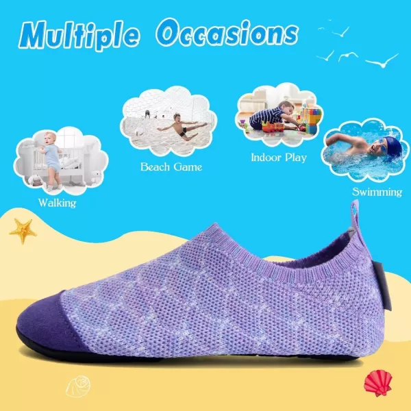 WateLves Kids Water Shoes Girls Boys Toddler Indoor House Slippers Barefoot Non-Slip First Walking Home Socks Shoes